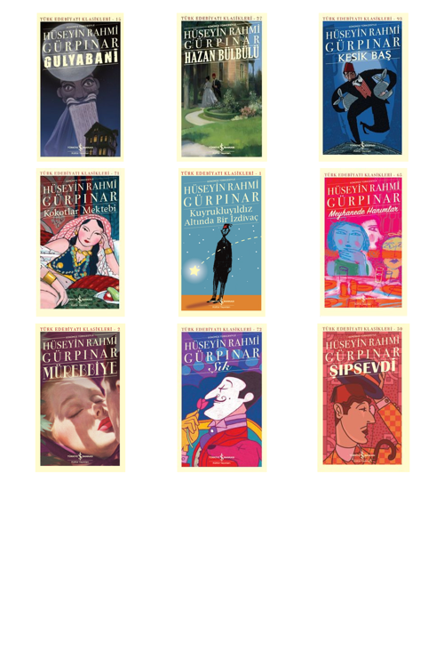 Hüseyin Rahmi Gürpınar Gulyabani (Günümüz Türkçesiyle) +8 Adet Kitap Set