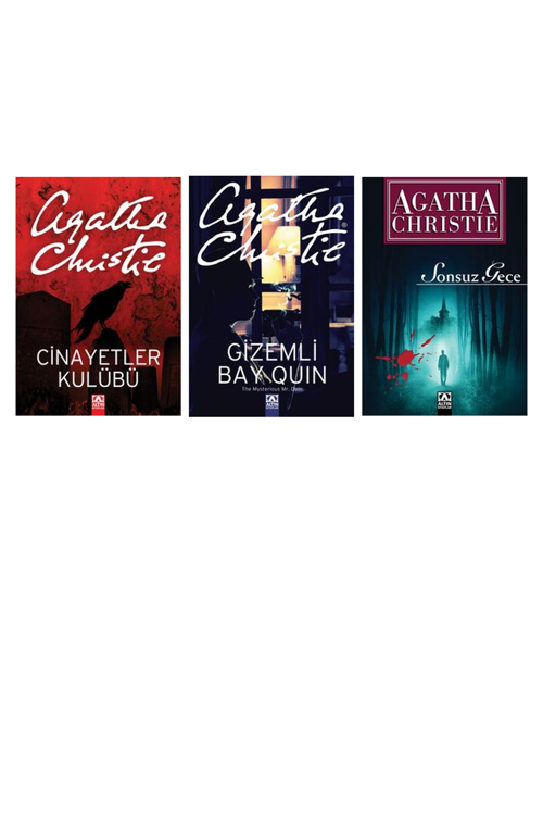 Agatha Christie Cinayetler Kulübü +2 Adet Kitap Set