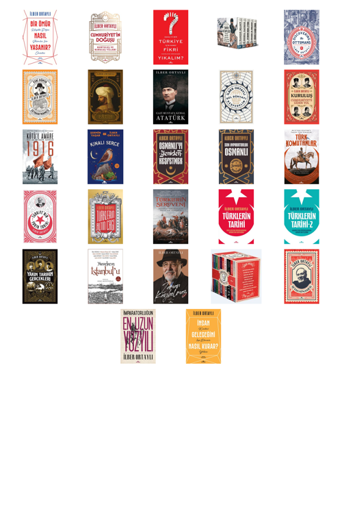 Prof. Dr. İlber Ortaylı,Şermin Yaşar Bir Ömür Nasıl Yaşanır? & Hayatta Doğru +26 Adet Kitap Set