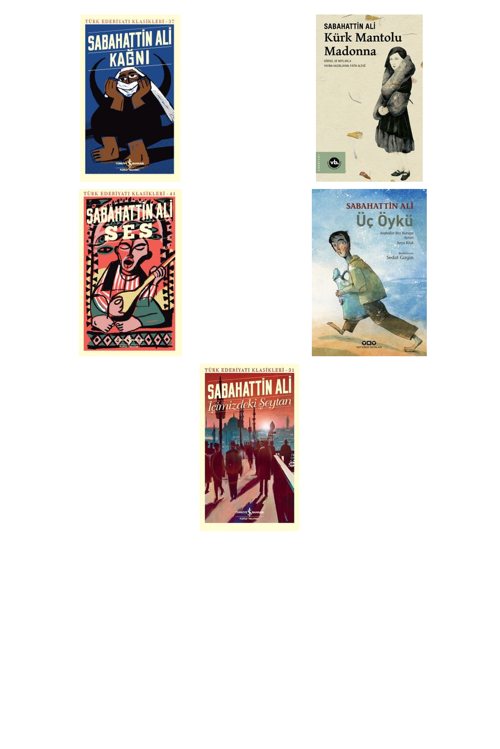Sabahattin Ali Kağnı +4 Adet Kitap Set