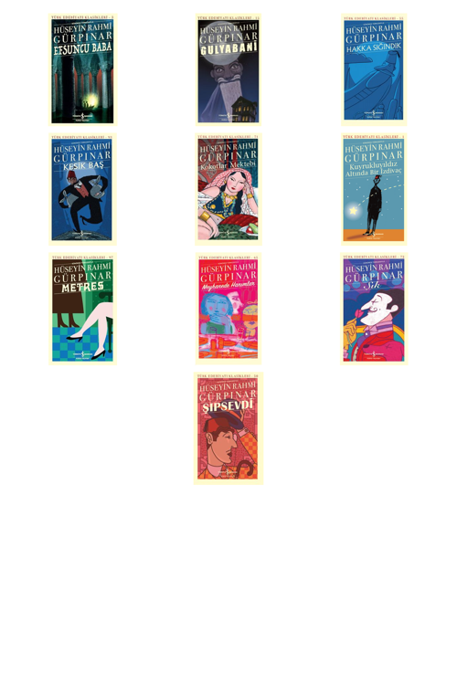 Hüseyin Rahmi Gürpınar Efsuncu Baba +9 Adet Kitap Set