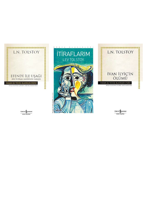 Lev N. Tolstoy Efendi ile Uşağı (Karton Kapak) & Bir To +2 Adet Kitap Set