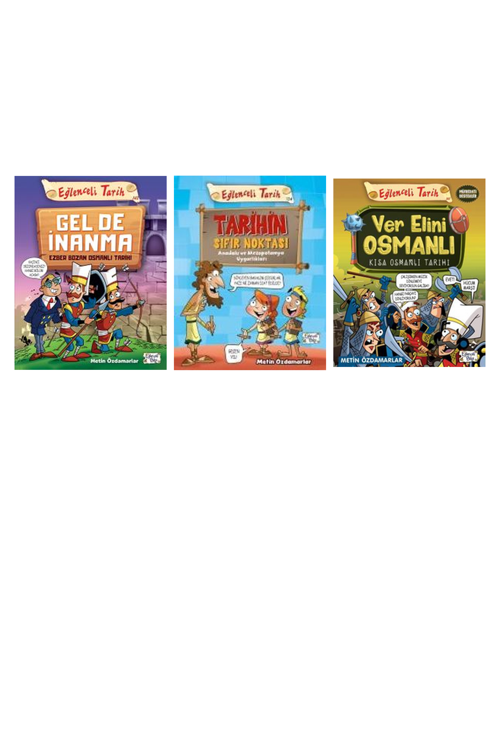Metin Özdamarlar Gel De İnanma & Ezber Bozan Osmanlı Tari +2 Adet Kitap Set