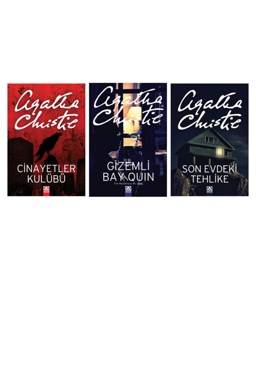 Agatha Christie Cinayetler Kulübü +2 Adet Kitap Set