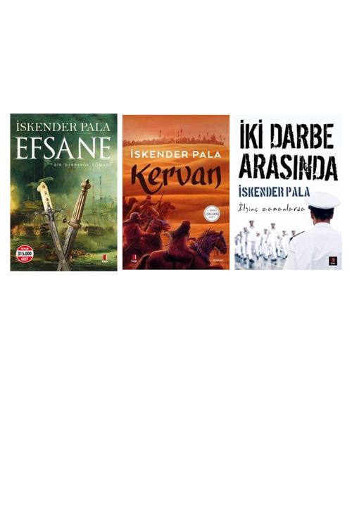 Prof. Dr. İskender Pala Efsane & Bir Barbaros Romanı +2 Adet Kitap Set