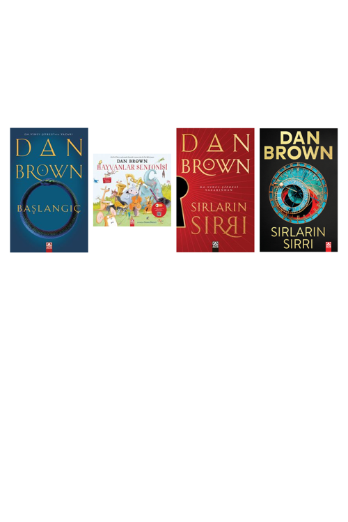 Dan Brown Başlangıç +3 Adet Kitap Set