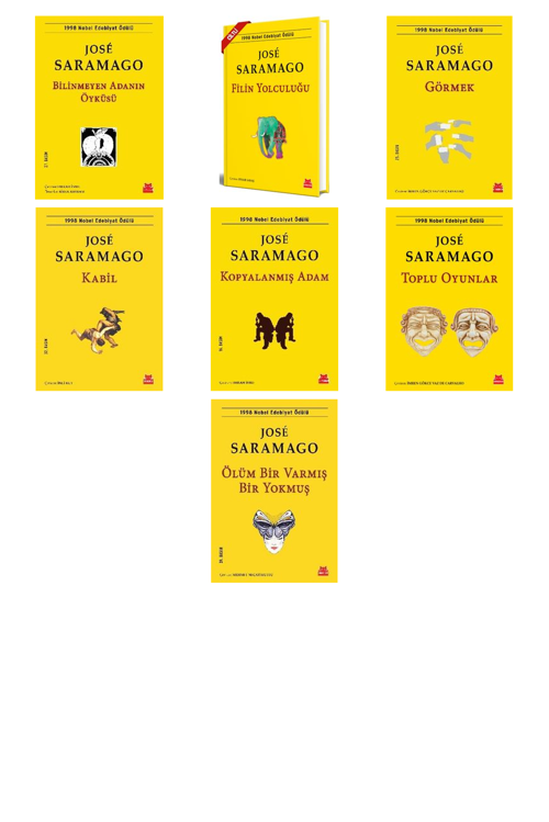 Jose Saramago Bilinmeyen Adanın Öyküsü +6 Adet Kitap Set