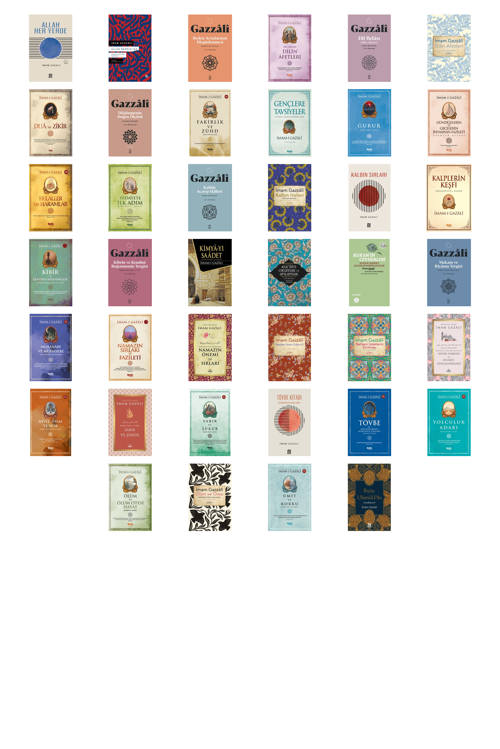 İmam Gazali Allah Her Yerde +39 Adet Kitap Set