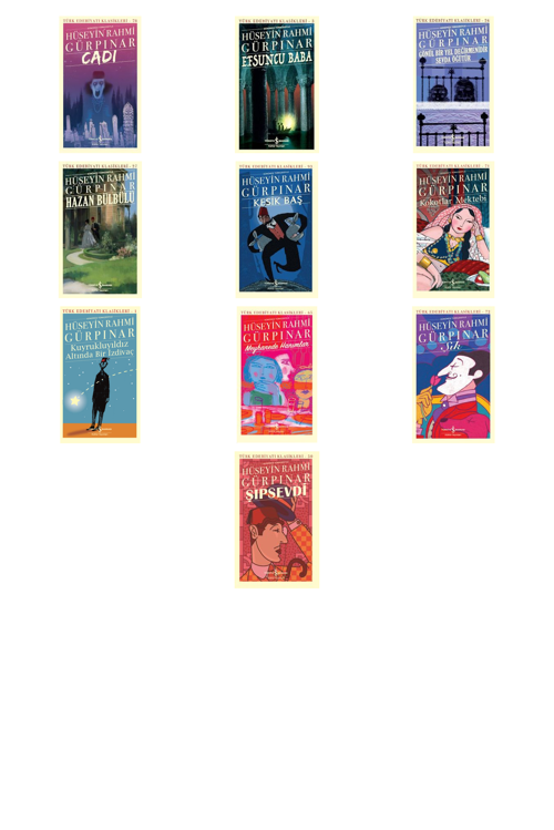 Hüseyin Rahmi Gürpınar Cadı (Karton Kapak) +9 Adet Kitap Set