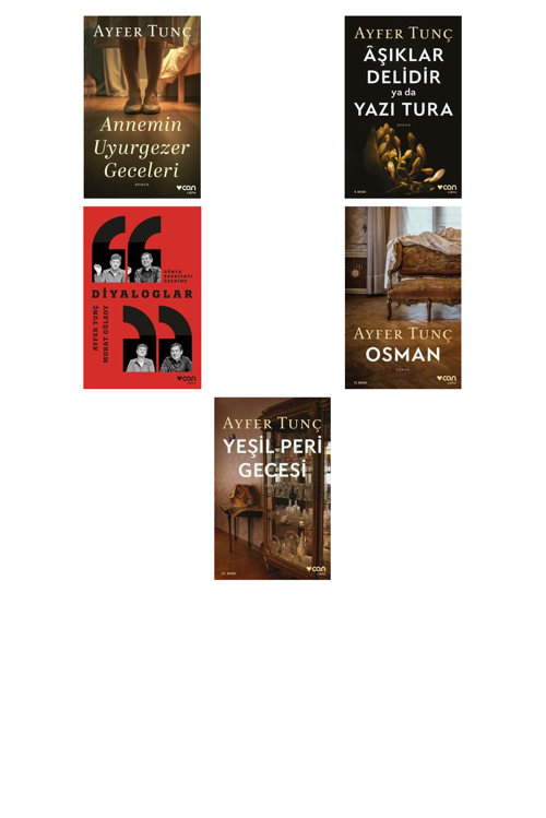 Ayfer Tunç Annemin Uyurgezer Geceleri +4 Adet Kitap Set