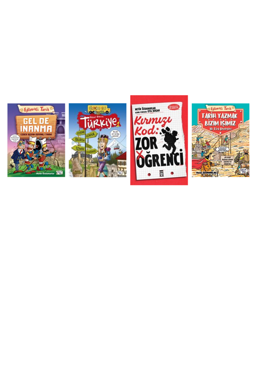 Metin Özdamarlar Gel De İnanma & Ezber Bozan Osmanlı Tari +3 Adet Kitap Set