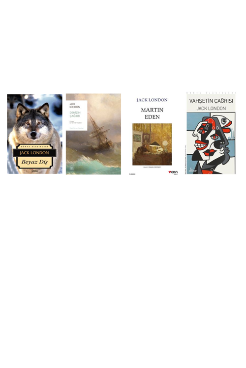 Jack London Beyaz Diş +3 Adet Kitap Set