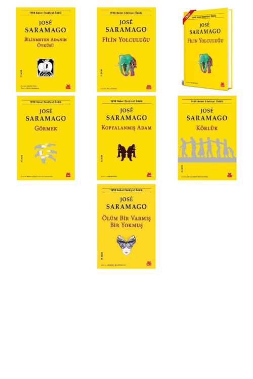 Jose Saramago Bilinmeyen Adanın Öyküsü +6 Adet Kitap Set