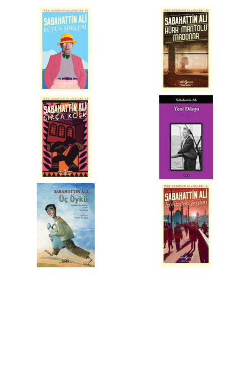 Sabahattin Ali Bütün Şiirleri +5 Adet Kitap Set