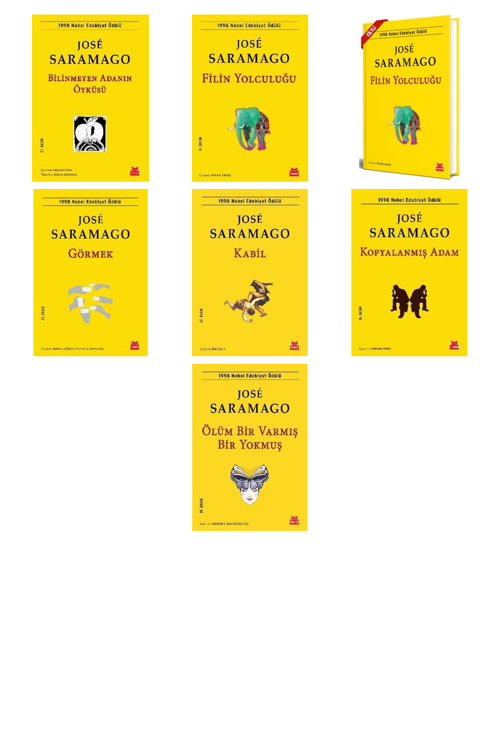 Jose Saramago Bilinmeyen Adanın Öyküsü +6 Adet Kitap Set