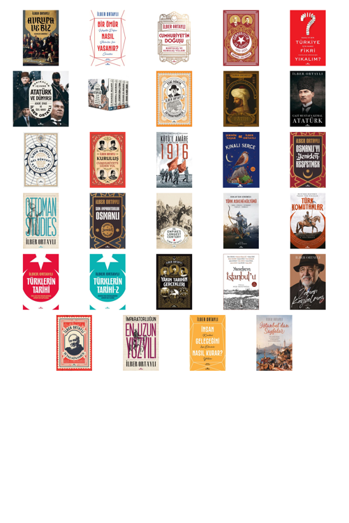 Prof. Dr. İlber Ortaylı,Şermin Yaşar Avrupa ve Biz & Geçmişten Günümüze +28 Adet Kitap Set