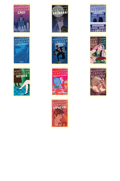Hüseyin Rahmi Gürpınar Cadı (Karton Kapak) +9 Adet Kitap Set
