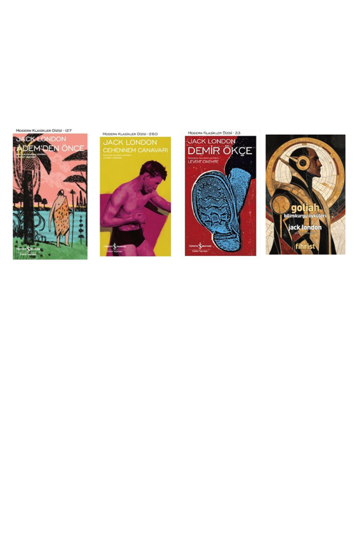 Jack London Ademden Önce +3 Adet Kitap Set