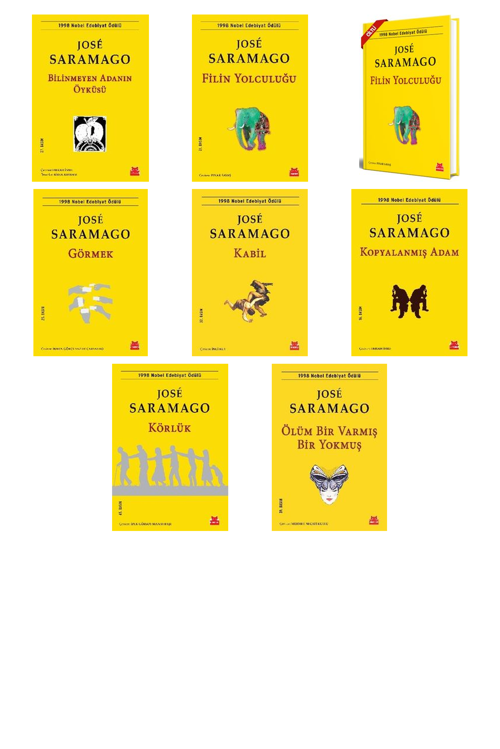 Jose Saramago Bilinmeyen Adanın Öyküsü +7 Adet Kitap Set