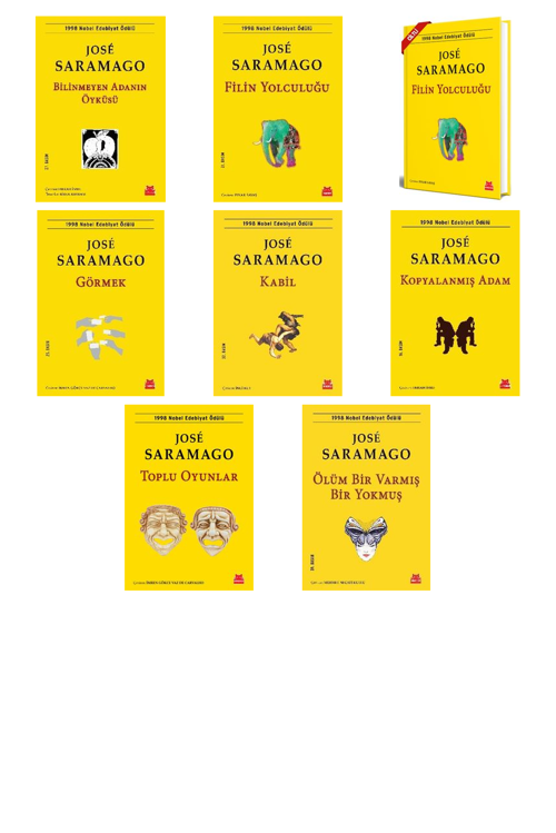 Jose Saramago Bilinmeyen Adanın Öyküsü +7 Adet Kitap Set