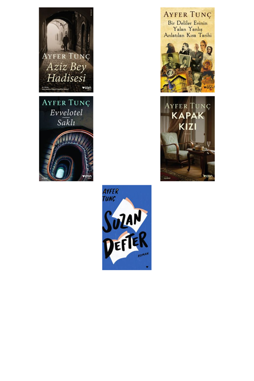Ayfer Tunç Aziz Bey Hadisesi +4 Adet Kitap Set
