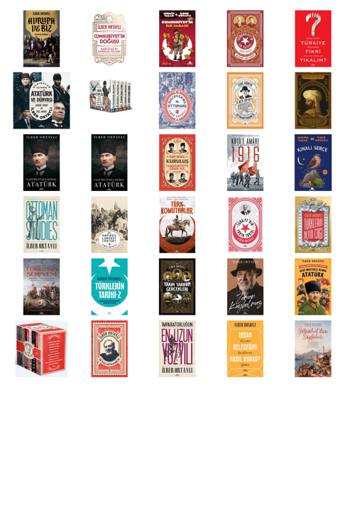 Prof. Dr. İlber Ortaylı,Şermin Yaşar Avrupa ve Biz & Geçmişten Günümüze +29 Adet Kitap Set