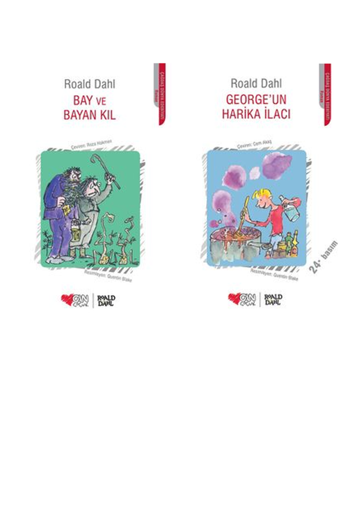 Roald Dahl Bay ve Bayan Kıl +1 Adet Kitap Set