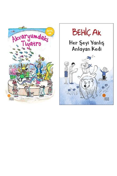 Behiç Ak Akvaryumdaki Tiyatro +1 Adet Kitap Set