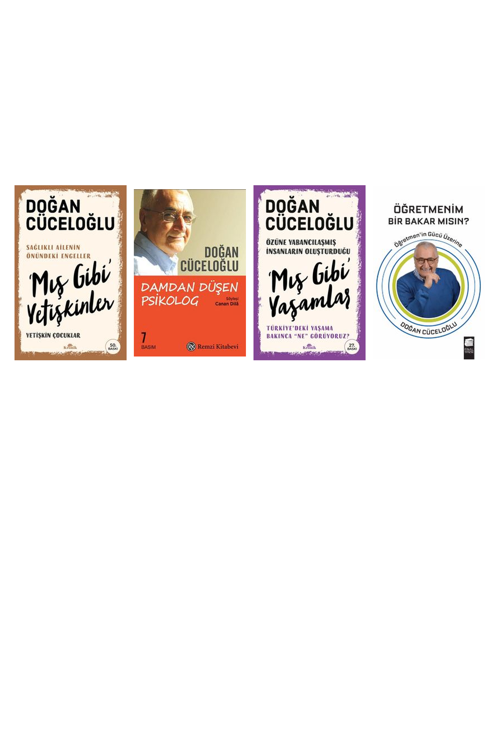 Doğan Cüceloğlu 'Mış Gibi' Yetişkinler & Yetişkin Çocukl +3 Adet Kitap Set