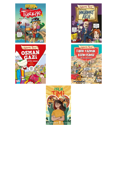 Metin Özdamarlar Güzel Ülkem Türkiye 4 +4 Adet Kitap Set