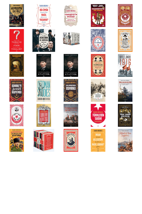 Prof. Dr. İlber Ortaylı,Şermin Yaşar Avrupa ve Biz & Geçmişten Günümüze +29 Adet Kitap Set