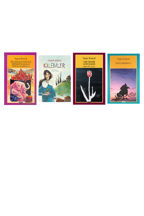 Yaşar Kemal Filler Sultanı ile Kırmızı Sakallı Topal +3 Adet Kitap Set