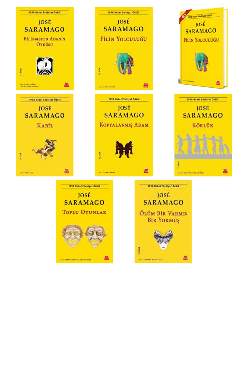 Jose Saramago Bilinmeyen Adanın Öyküsü +7 Adet Kitap Set