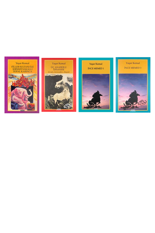 Yaşar Kemal Filler Sultanı ile Kırmızı Sakallı Topal +3 Adet Kitap Set