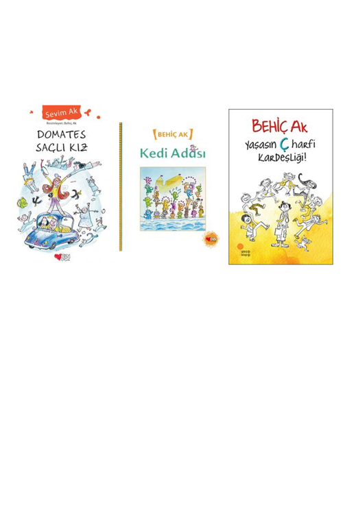 Behiç Ak Domates Saçlı Kız +2 Adet Kitap Set