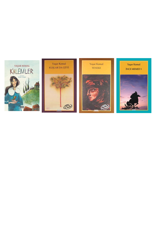 Yaşar Kemal Kalemler +3 Adet Kitap Set