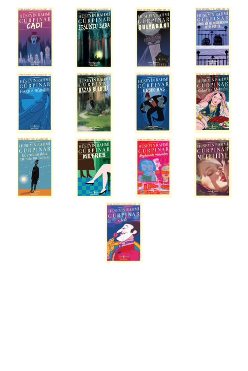 Hüseyin Rahmi Gürpınar Cadı (Karton Kapak) +12 Adet Kitap Set