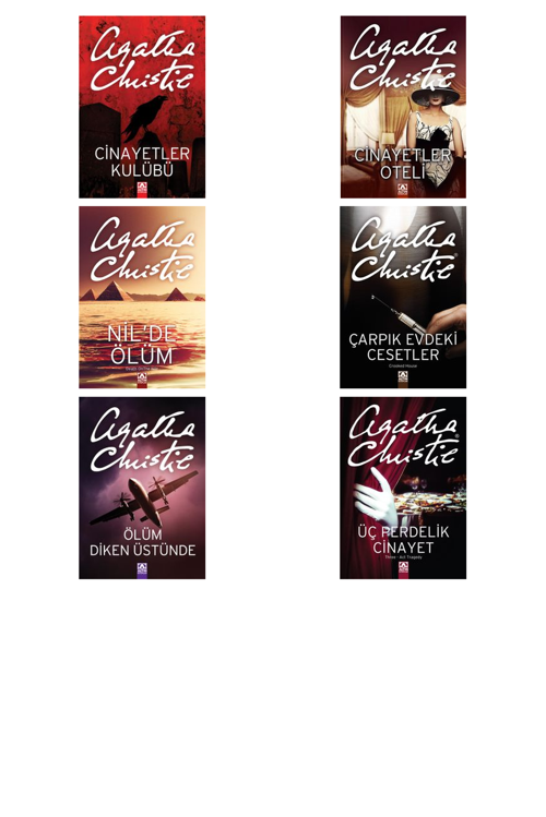 Agatha Christie Cinayetler Kulübü +5 Adet Kitap Set