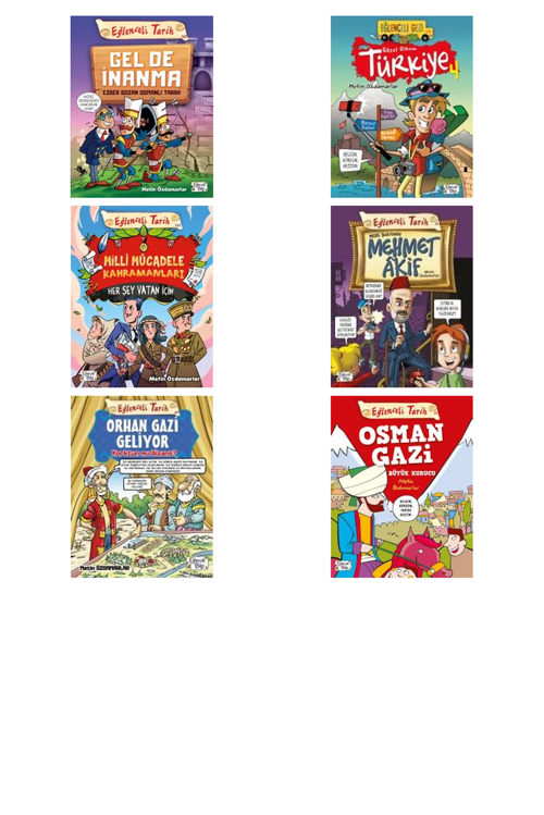 Metin Özdamarlar Gel De İnanma & Ezber Bozan Osmanlı Tari +5 Adet Kitap Set