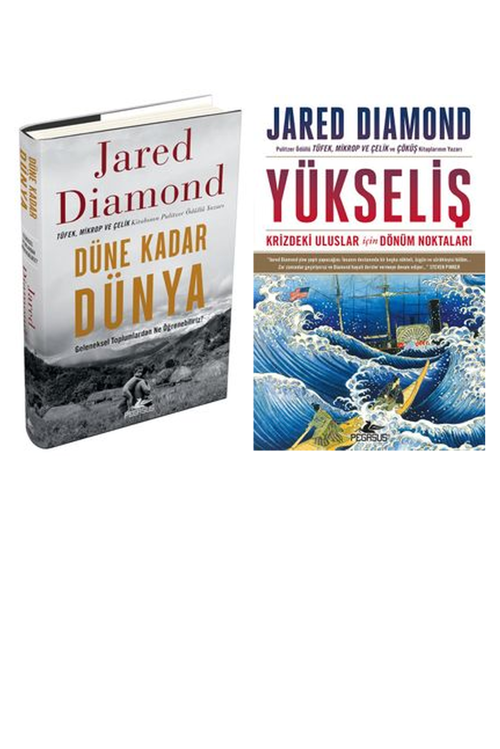 Jared Diamond Düne Kadar Dünya Geleneksel Toplumlardan +1 Adet Kitap Set