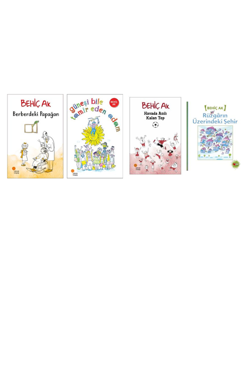 Behiç Ak Berberdeki Papağan +3 Adet Kitap Set