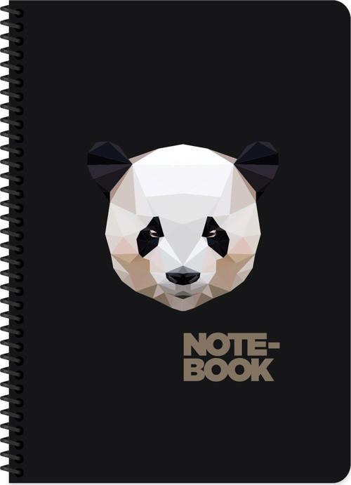 A4 Çizgili Defter Jungle - Panda