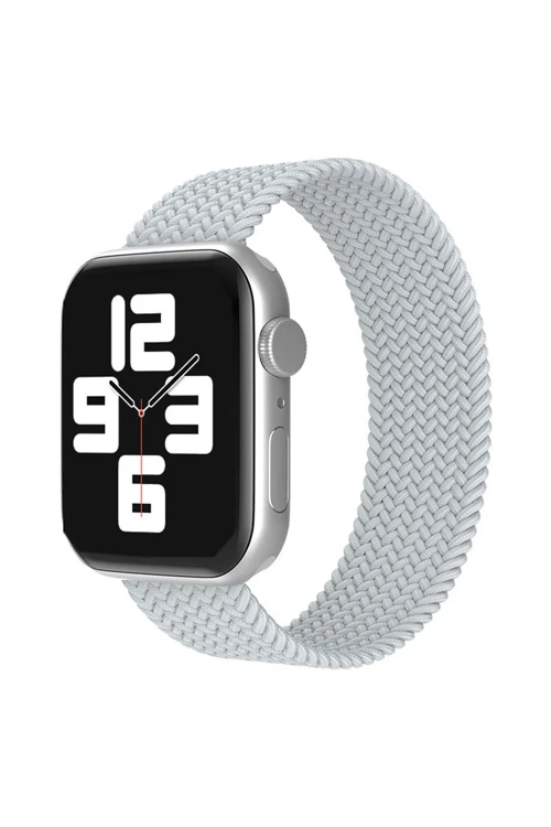Apple Watch 38Mm Ayarlı Solo Silikon Kordon - Beyaz