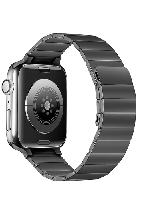 Apple Watch 38Mm Kr404 Huks Kordon - Siyah