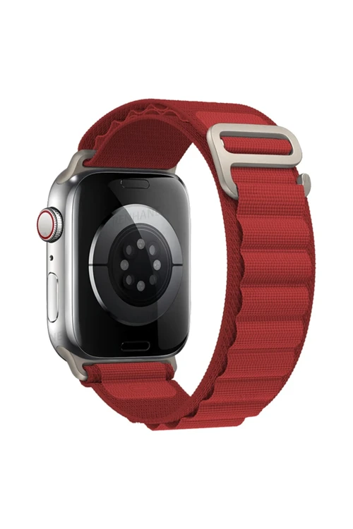 Apple Watch 38Mm Mountain Kordon - Kırmızı