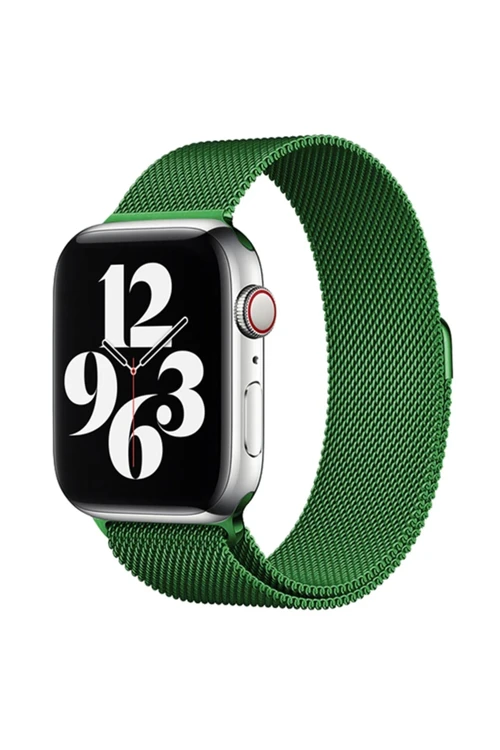 Apple Watch 38Mm Metal Mıknatıslı Kordon - Yeşil