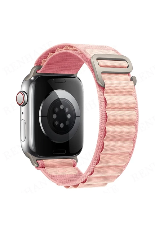 Apple Watch 38Mm Mountain Kordon - Pembe