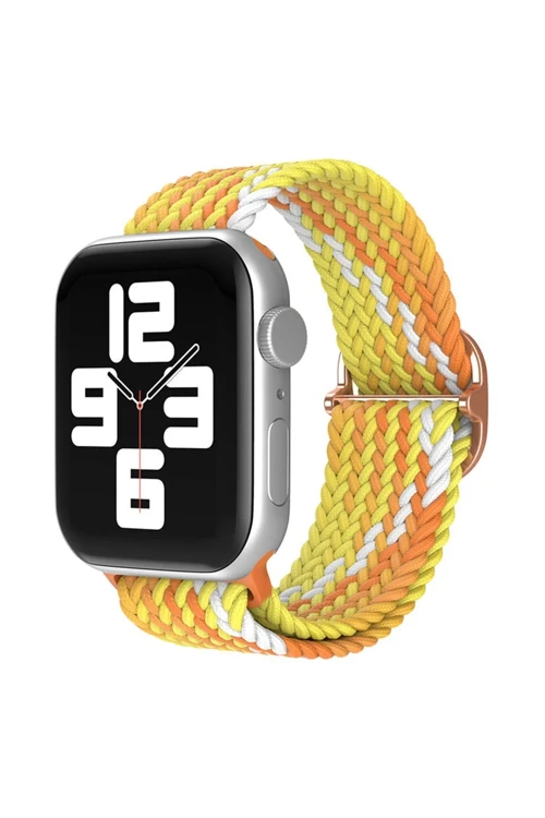 Apple Watch 38Mm Star Kordon - Turuncu-Sarı