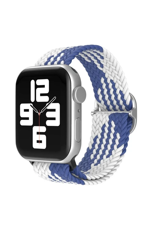 Apple Watch 38Mm Star Kordon - Mavi-Beyaz