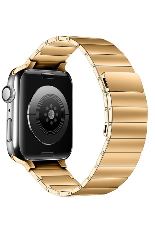 Apple Watch 42Mm Kr404 Huks Kordon - Gold